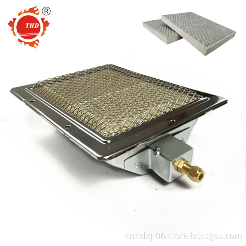 Easy Installation Gas,LPG Ceramic Plate Infrared IR Gas BBQ Grill Burner HD220